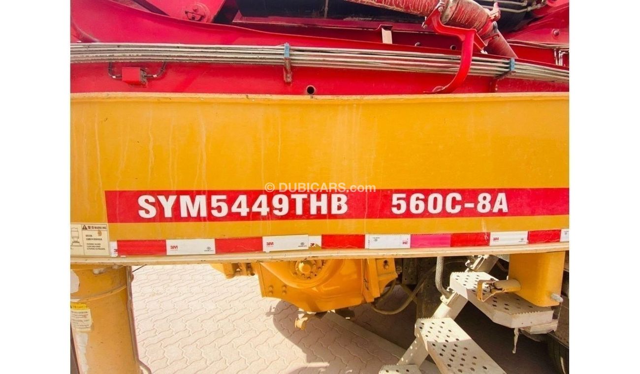 s 2019 Sany Actros concrete pump truck