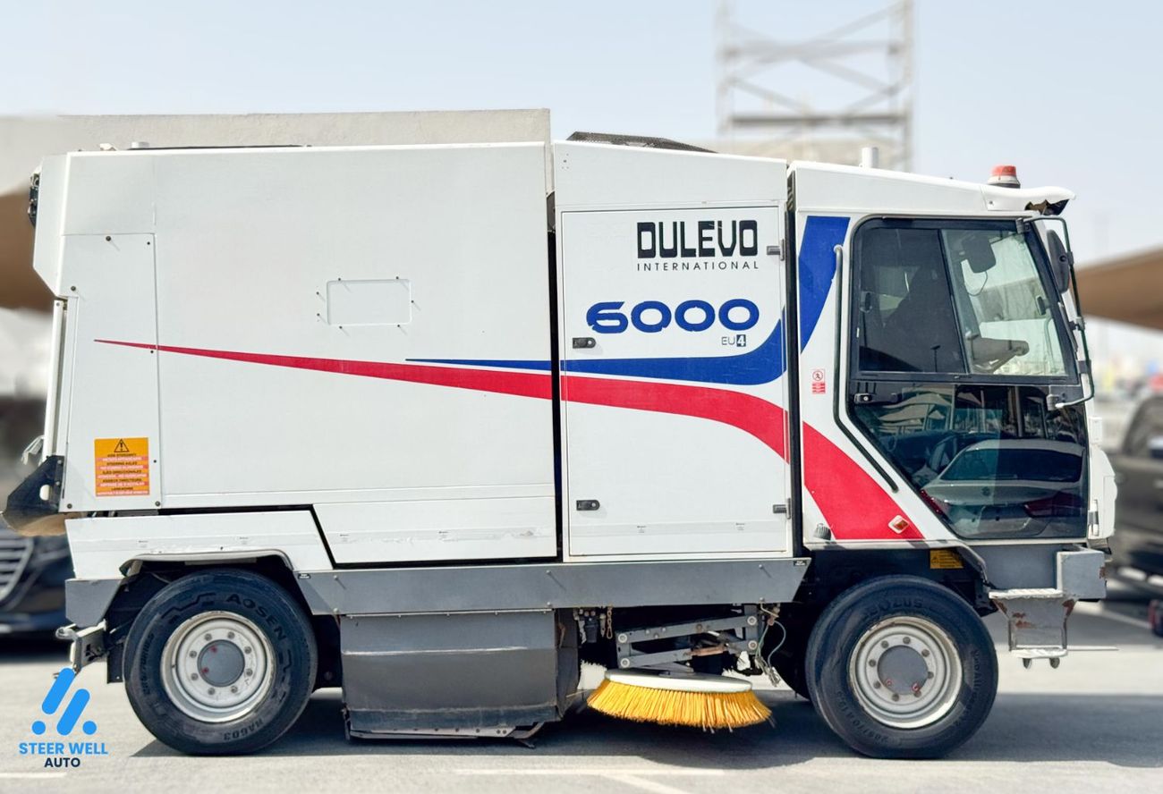Dulevo Sweeper 600 EU4 Mechanical Sweeper – 6000L Hopper, Dual Side Brushes, Water Sprinkling System – Made in Italy