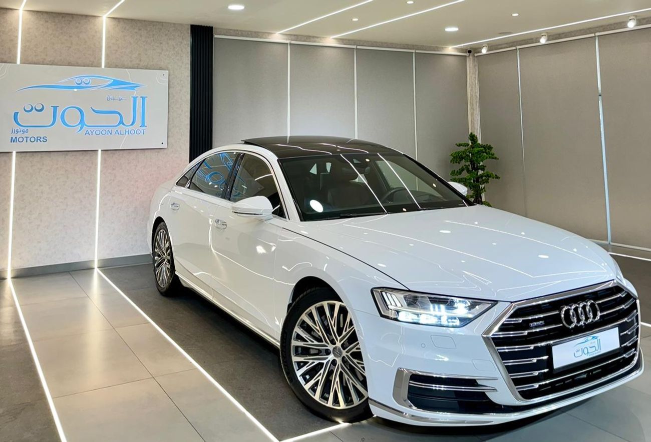 أودي A8 L 60 TFSI Quattro 4.0L (454 HP) AMAZING VIP AUDI A8 TFSI V6 || F.S.H || GCC || EXCELLENT PERFORMANCE