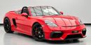 Porsche 718 Spyder 2020 Porsche 718 Spyder, 3 Years Porsche Warranty, Porsche Full Service History, GCC