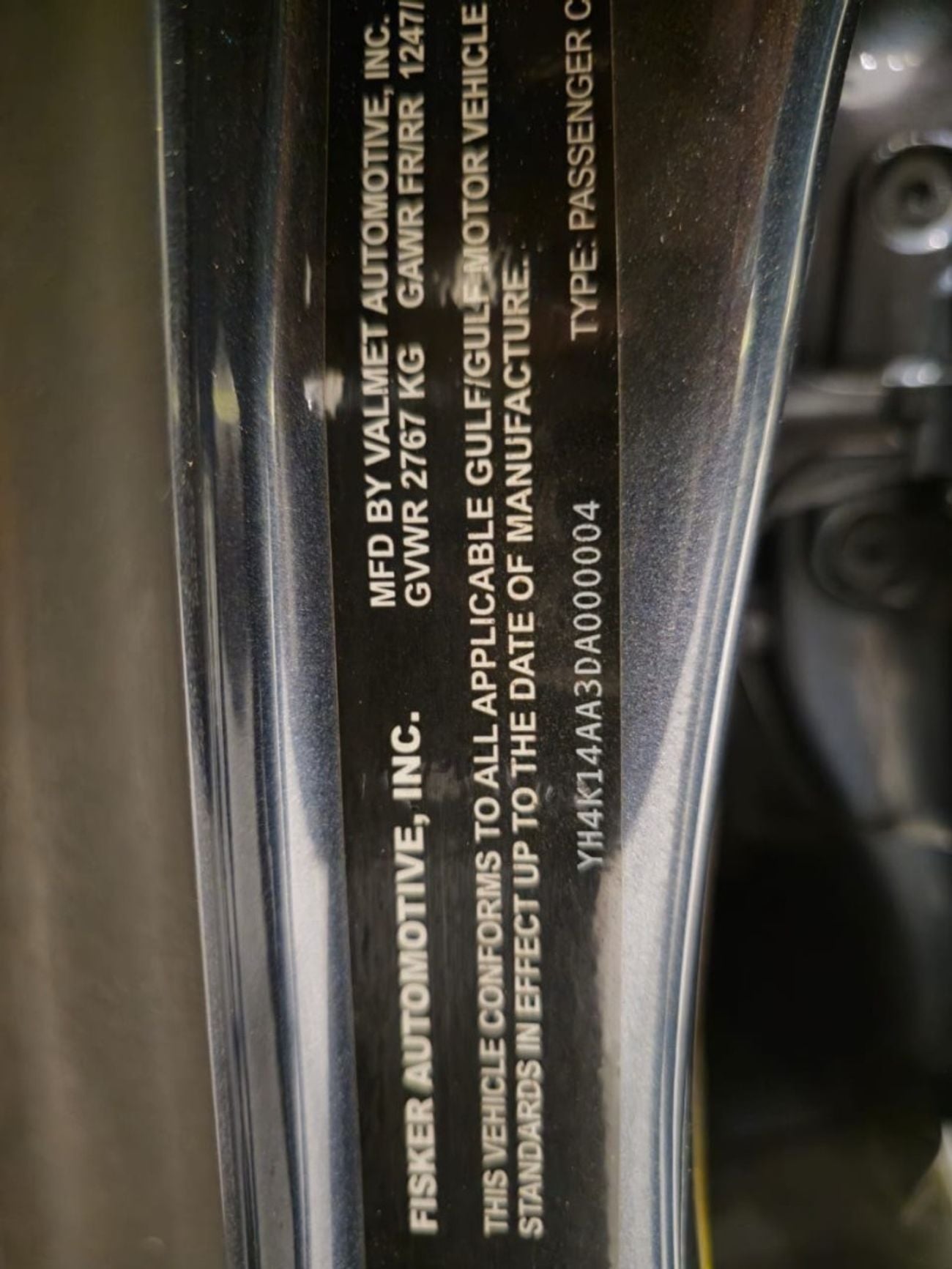 Fisker Karma Std Std Std