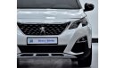 Peugeot 3008 EXCELLENT DEAL for our Peugeot 3008 Turbo GT-Line ( 2020 Model ) in White Color GCC Specs