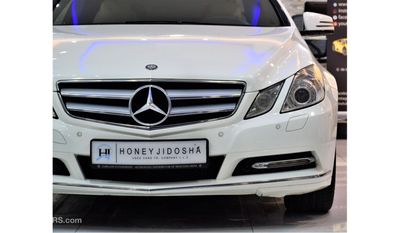 مرسيدس بنز E 250 EXCELLENT DEAL for our Mercedes Benz E250 ( 2013 Model! ) in White Color! GCC Specs