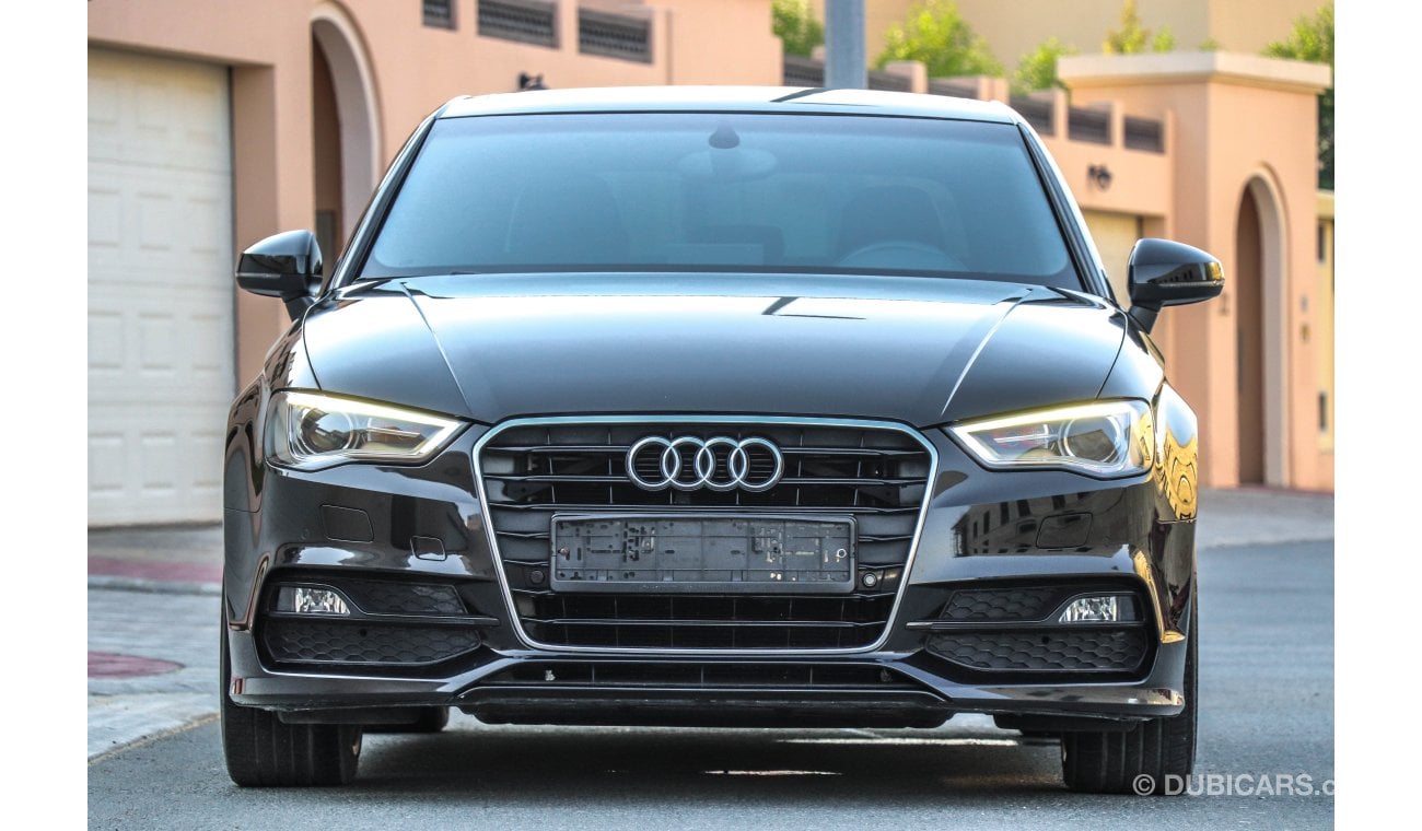 أودي A3 40 TFSI 2016 GCC under Warranty with Zero downpayment