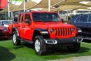 Jeep Wrangler Unlimited Sport JEEP WRONGLER 2021 RED INTERIOR