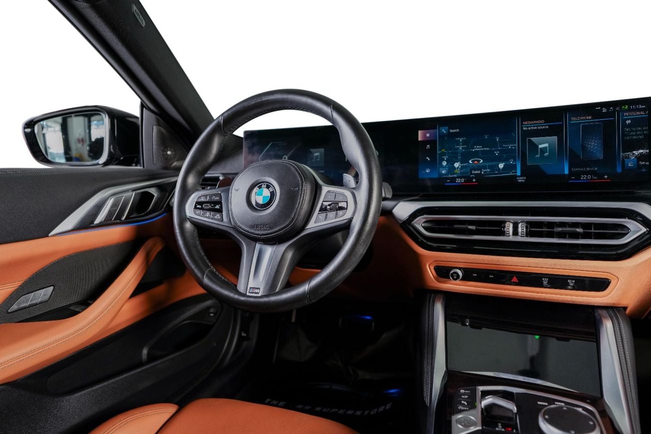 BMW 440i Std 3.0L Xdrive M Sport-GCC-BMW Full Service History -Warranty & Service Contract till 2028