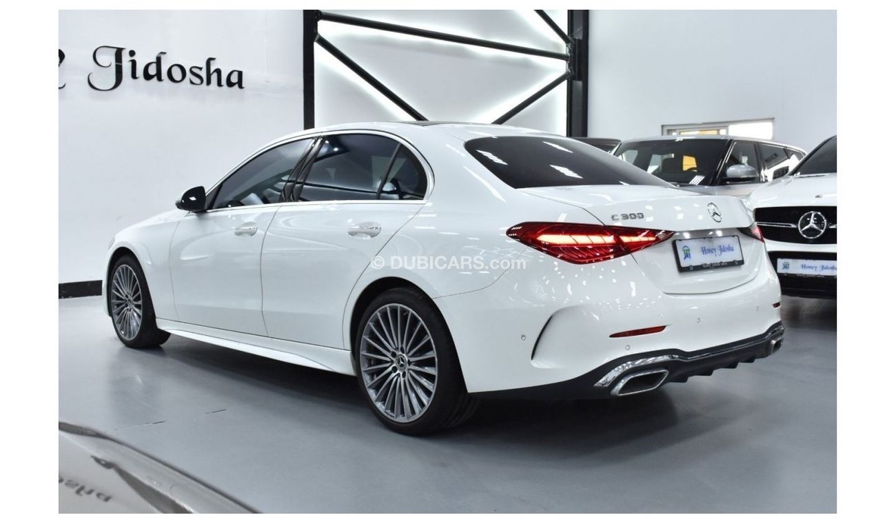 مرسيدس بنز C 300 EXCELLENT DEAL for our Mercedes Benz C300 ( 2022 Model ) in White Color Korean Specs