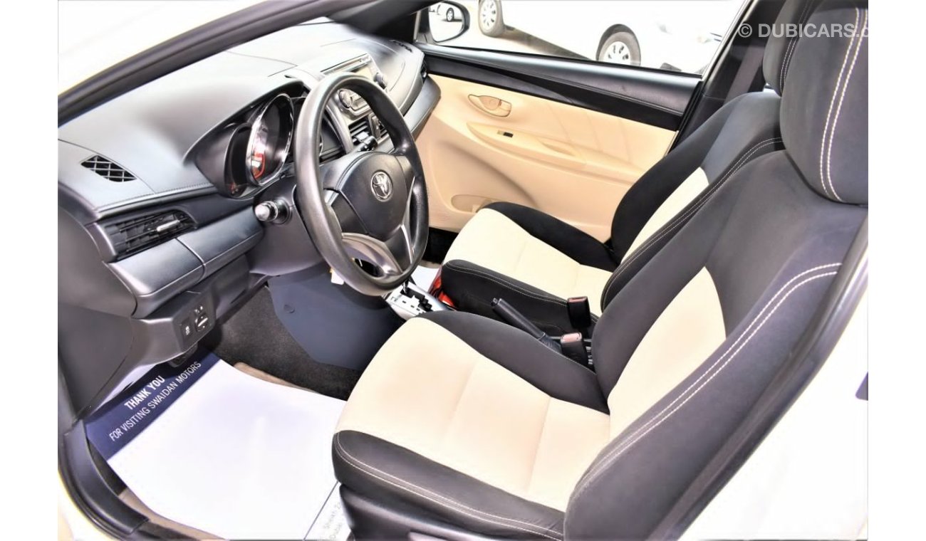Toyota Yaris AED 782 PM | 1.3L SE HB GCC WARRANTY
