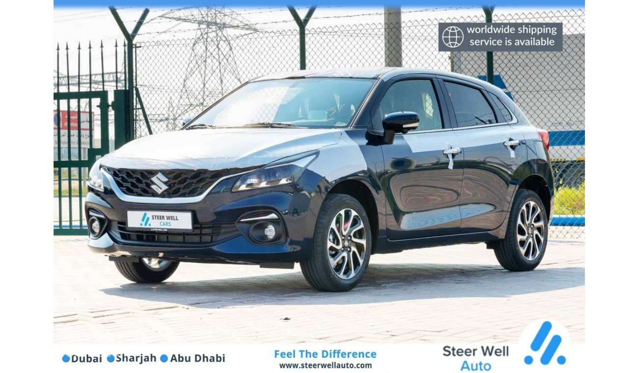 Suzuki Baleno GLX | HUD | 360 CAMERA | 6 AIRBAGS | CRUISE CONTROL | LEATHER STEERING | 9 INCH TOUCH SCREEN | 2024