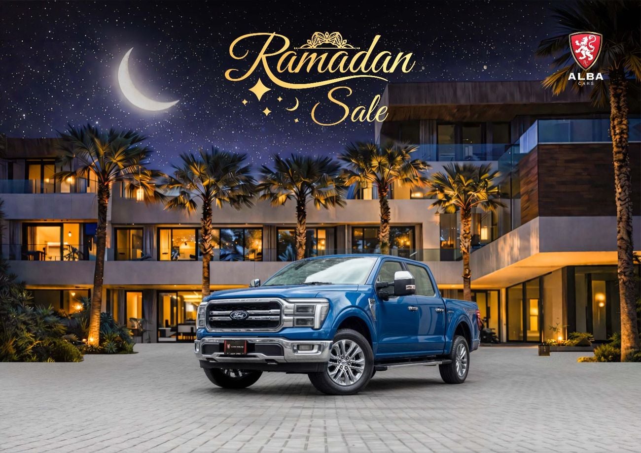 Ford F 150 F-150 Lariat Crew Cab 3.5L | 4,211 P.M | 0% Downpayment | 2030 FORD WARRANTY! | Ramadan Offer!