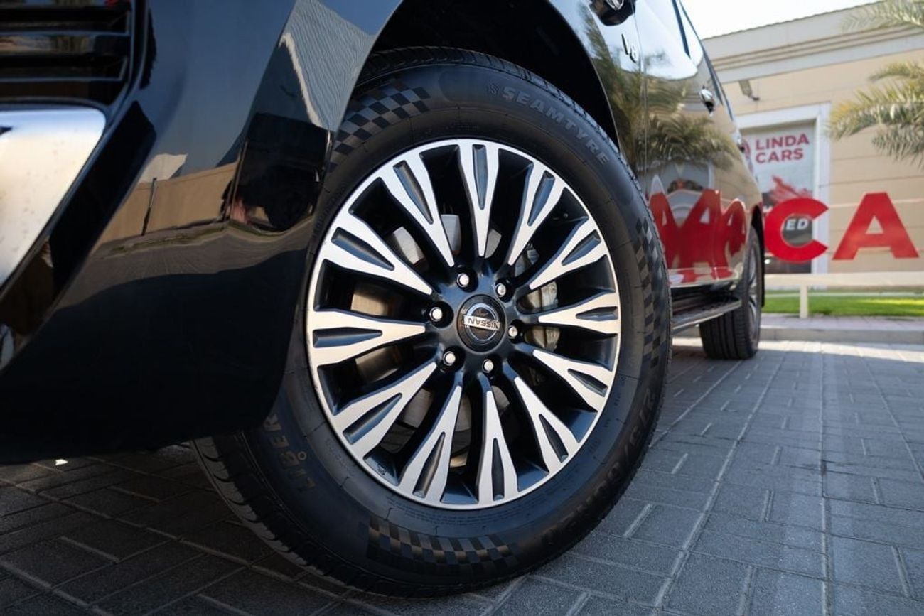 نيسان باترول LE Titanium 5.6L Nissan Patrol LE Titanium 2020 GCC under Warranty with Flexible Down-Payment.