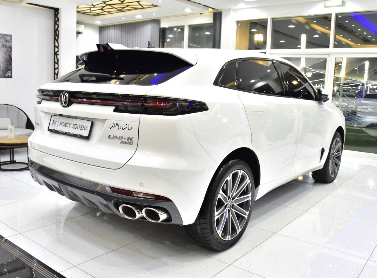 تشنجان يوني ك EXCELLENT DEAL for our Changan UNI-K AWD ( 2023 Model ) in White Color GCC Specs