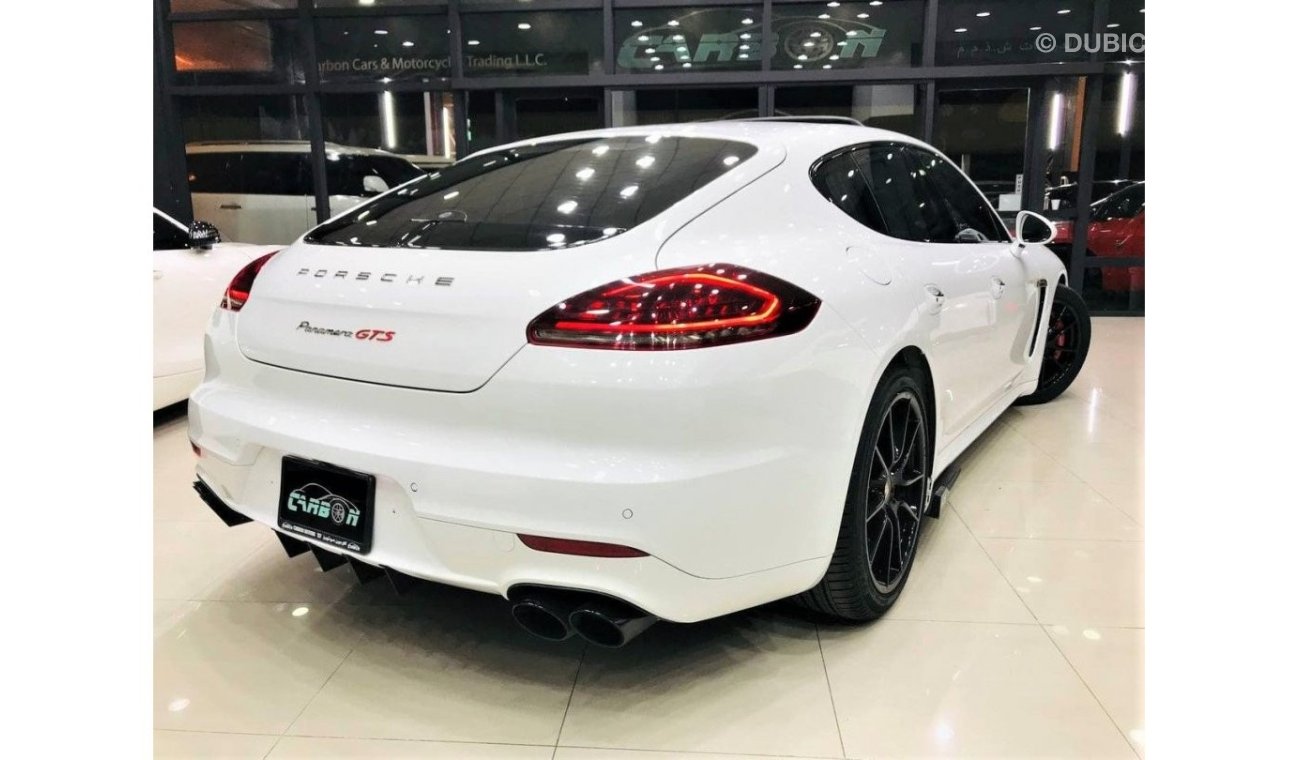 بورش باناميرا جي تي أس PORSCHE PANAMARA GTS GCC 2014 FOR 165K AED FULL SERVICE HISTORY LOW KILOMETRE AKRAPOVIC EXHAUST