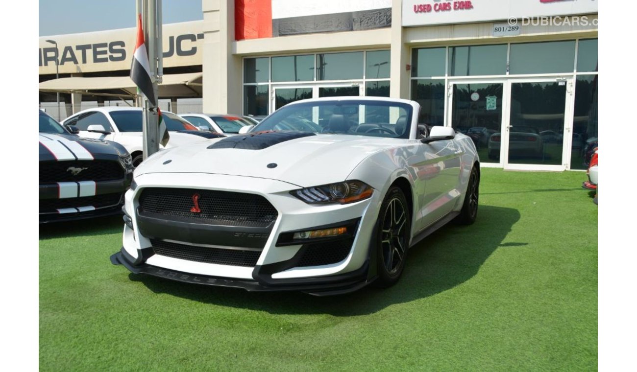 فورد موستانج Ford Mustang Eco-Boost V4 2019/ Leather Seats/ Low Mileage/ Convertible/ Very Good Condition