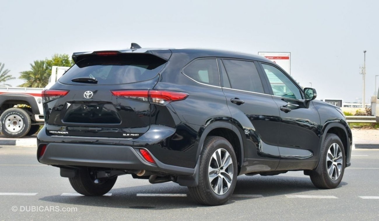 تويوتا هايلاندر Brand New Toyota Highlander XLE 2.4T Petrol | Black/Black | 2023 | For Export Only