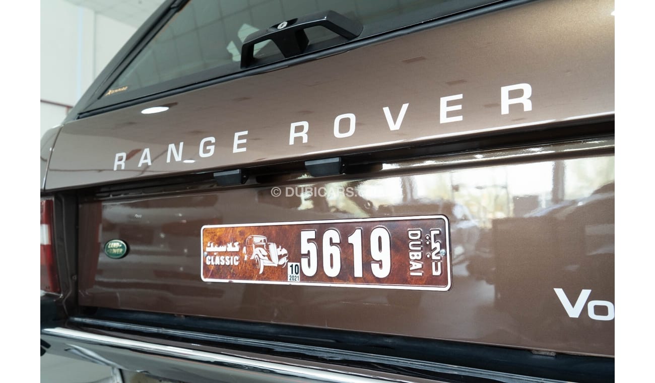 لاند روفر رينج روفر 1988 Range Rover Vogue SE 3.5L V8 Fuel Injection / British Motor Industry Heritage Trust Certified M