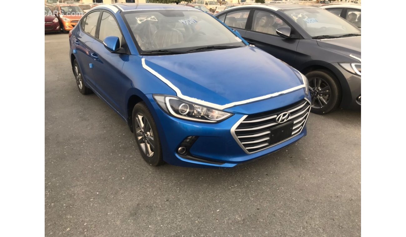 Hyundai Elantra with screen camera and wheels