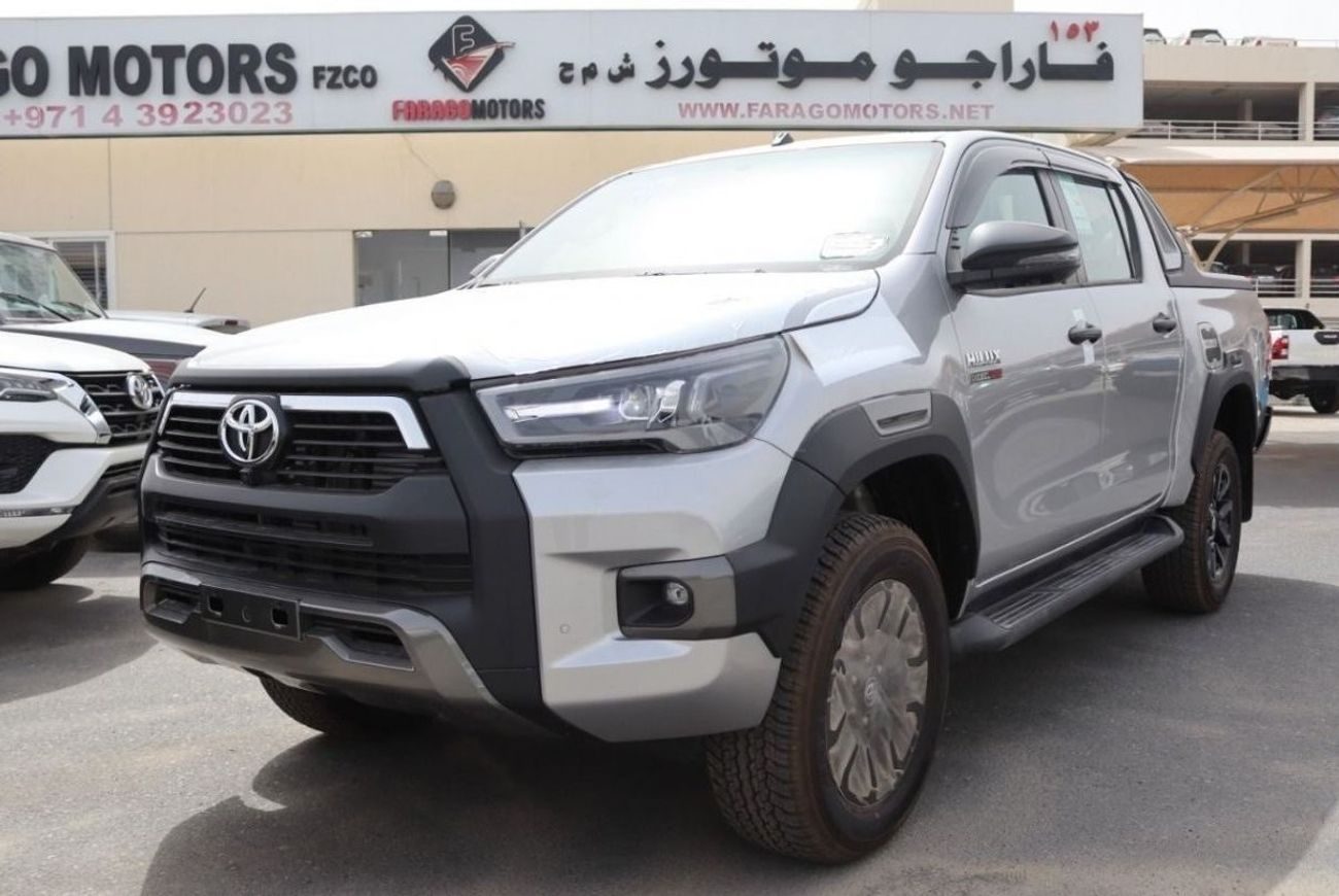 Toyota Hilux 2023 TOYOTA HILUX ADVENTURE 2.8 DIESEL MANUAL TRANSMISSION  **التصدير فقط خارج الخليج**