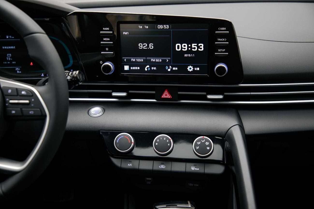 Hyundai Elantra GLX 1.5L - White Inside Black | Export Only