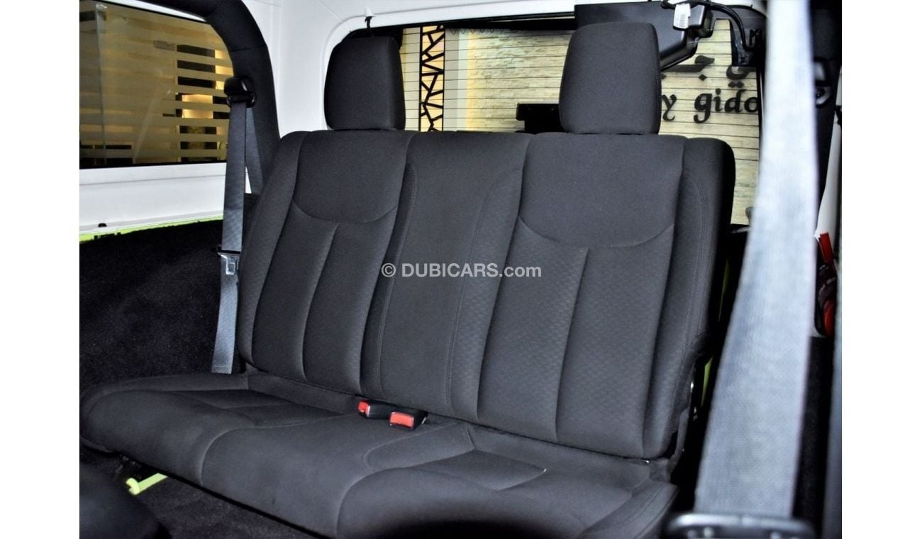 Jeep Wrangler EXCELLENT DEAL for our Jeep Wrangler SPORT ( 2017 Model ) in Green Color GCC Specs