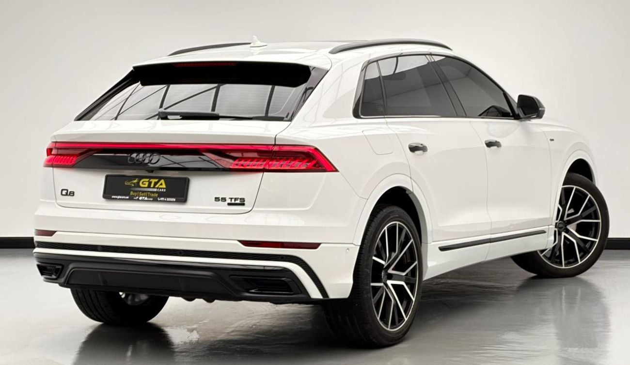 Audi Q8 2019 Audi Q8 55TFSI Quattro S-line, 1 Year Warranty Unlimited Km, Full Service History, GCC