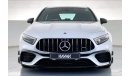 مرسيدس بنز A 45 AMG S+ | سنة ضمان مجانية | نسبة التمويل 1.99% | خالية من أضرار الفيضانات