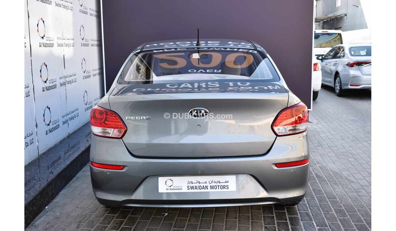 Kia Pegas AED 589 PM | 1.4L LX BASE GCC DEALER WARRANTY