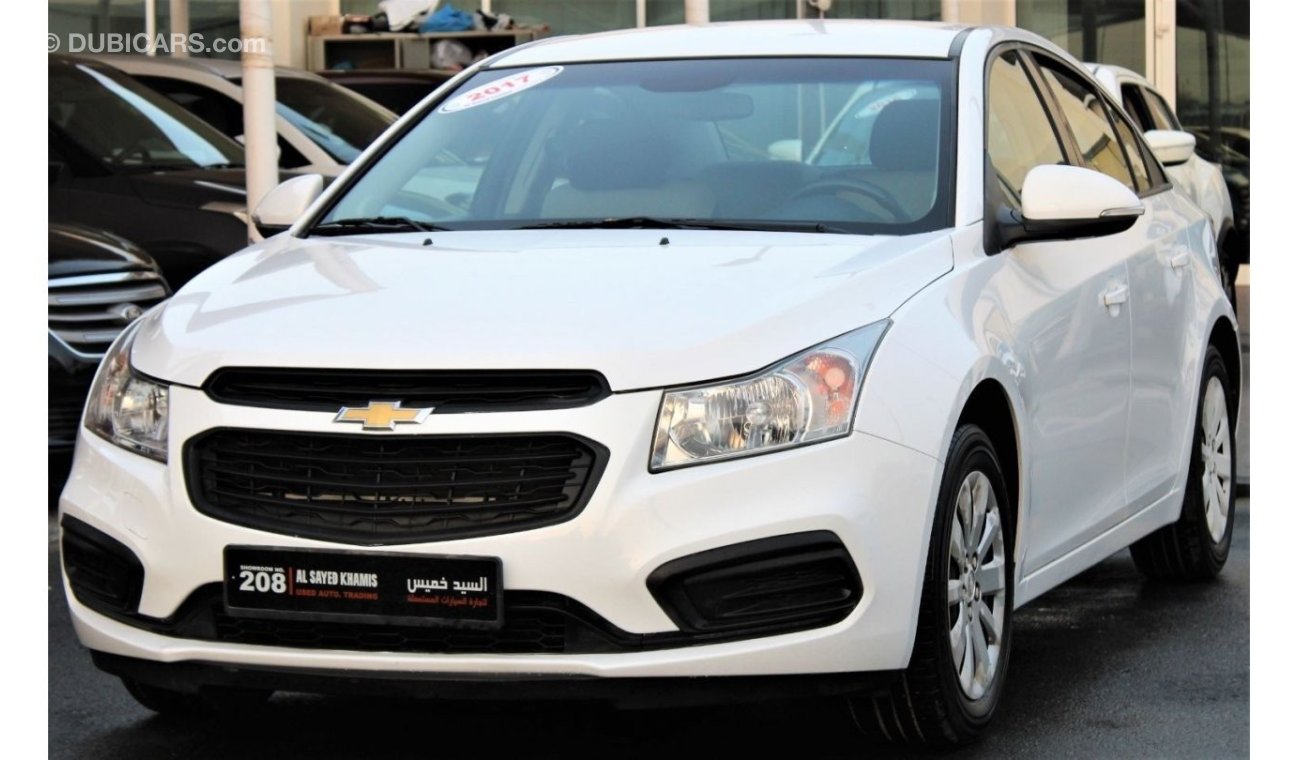 Chevrolet Cruze Chevrolet Cruze 2017, GCC, in excellent condition, without accidents, very clean from inside and out