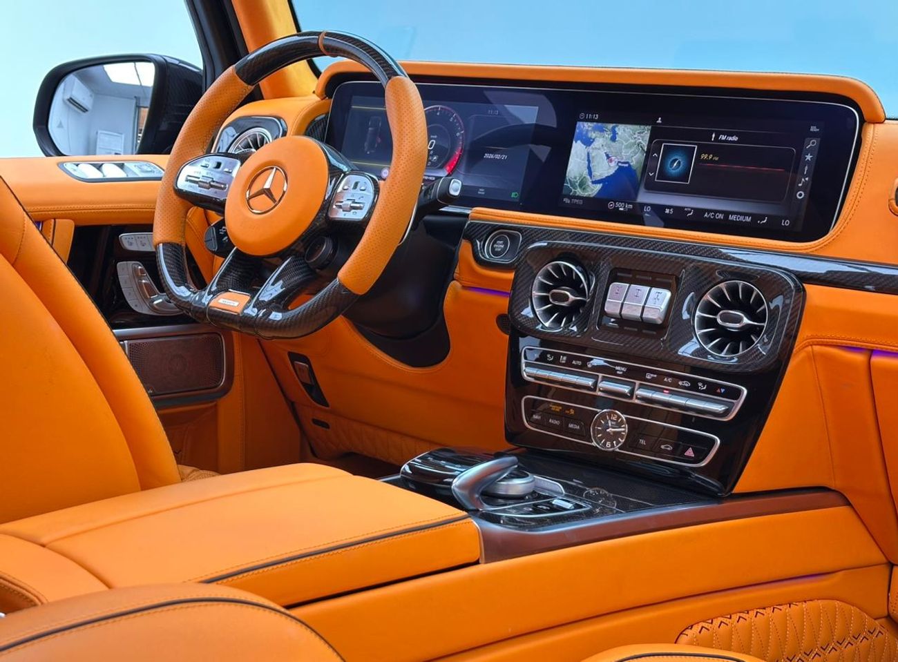 مرسيدس بنز G 63 AMG 2024 Mercedes Benz Brabus G900 Kit Rocket Edition, 1 Year Warranty Unlimited KM, Full Service Histor