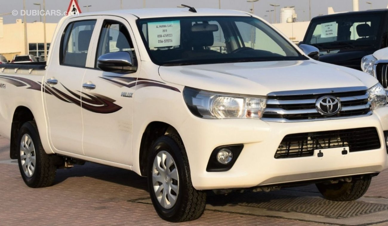 تويوتا هيلوكس TOYOTA HILUX DOUBLE CAB 2018 (V4-2.7L)(4X2)