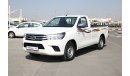 Toyota Hilux 4X2 SINGLE CABIN PICKUP WITH GCC SPECS