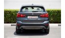 BMW X1 2017 - GCC - 1665 AED/MONTHLY - BMW WARRANTY AND SERVICE TIL 03/2022