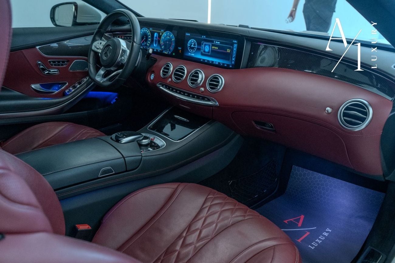 مرسيدس بنز S 560 كوبيه 2018 Mercedes Benz S560 Convertible V8, Service History, Fully Loaded, Excellent Condition, GCC Spec