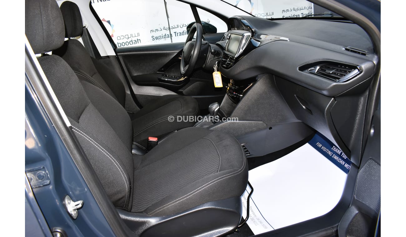 Peugeot 208 AED 459 PM | 1.6L ACTIVE GCC AGENCY WARRANTY UP TO 2024 OR 100K KM