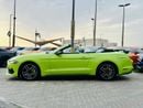Ford Mustang EcoBoost Convertible | Monthly AED 1060/- | 0% DP | Custom Leather Seats | Fog Lights | # 13059