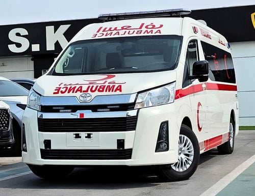 تويوتا هاياس هايس سيارة إسعاف عالية الجودة GL || 2.8 لتر ديزل V4 A/T (رمز # HRDAGLJ-M-AB)