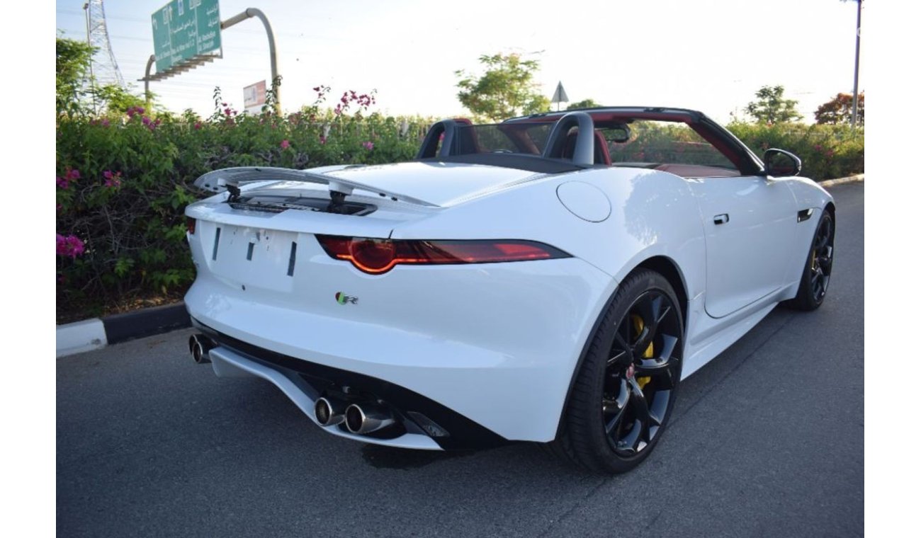 جاغوار F-Type R 2018 SOFT TOP CONVERTIBLE GERMAN SPECS THREE YEARS WARRANTY