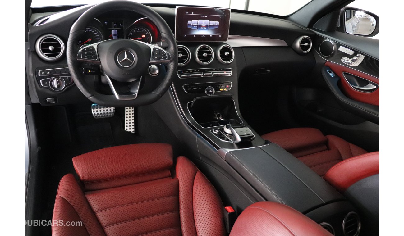 Mercedes-Benz C200 AMG 2018 GCC under Dealer Warranty with Zero Downpayment.