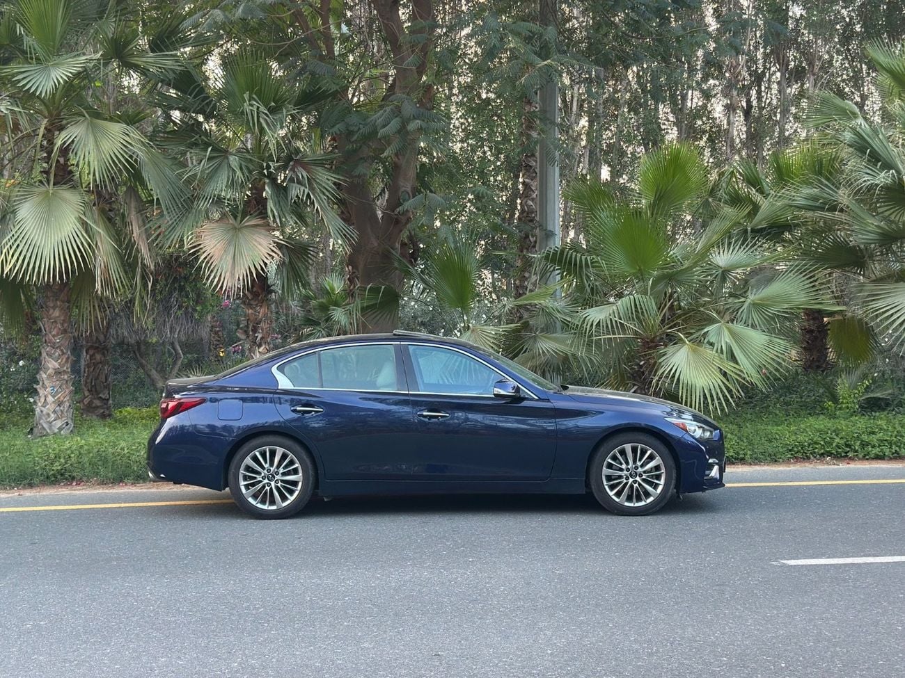 إنفينيتي Q50 Std 3.0L | 2021 | GCC Specs | V6 300 HP | Perfect Condition