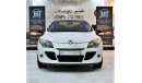 رينو ميجان VERY LOW MILEAGE! Renault Megane Convertible 2012 Model!! in White Color! GCC Specs