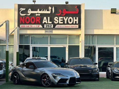 تويوتا سوبرا TOYOTA SUPRA GR 2022 GCC FULL OPTION ORIGINAL PAINT PERFECT CONDITION