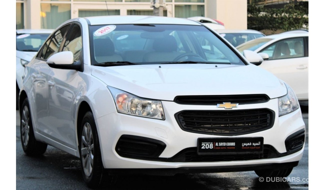 Chevrolet Cruze Chevrolet Cruze 2017, GCC, in excellent condition, without accidents, very clean from inside and out