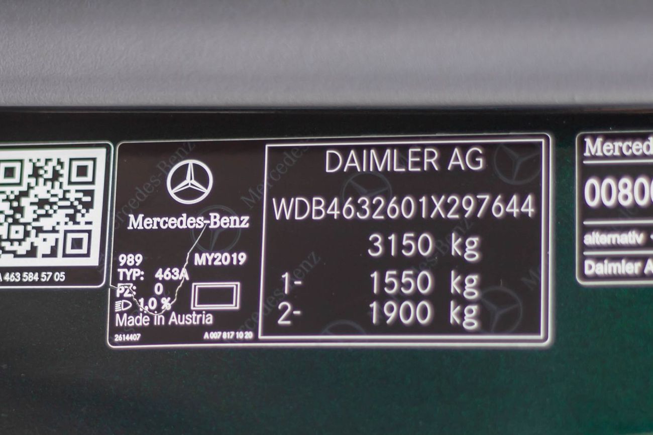 مرسيدس بنز G 550 2019 Mercedes-Benz G550. Equipped with a strong 4.0L V8 Biturbo engine, advanced 4MATIC AWD, and a p