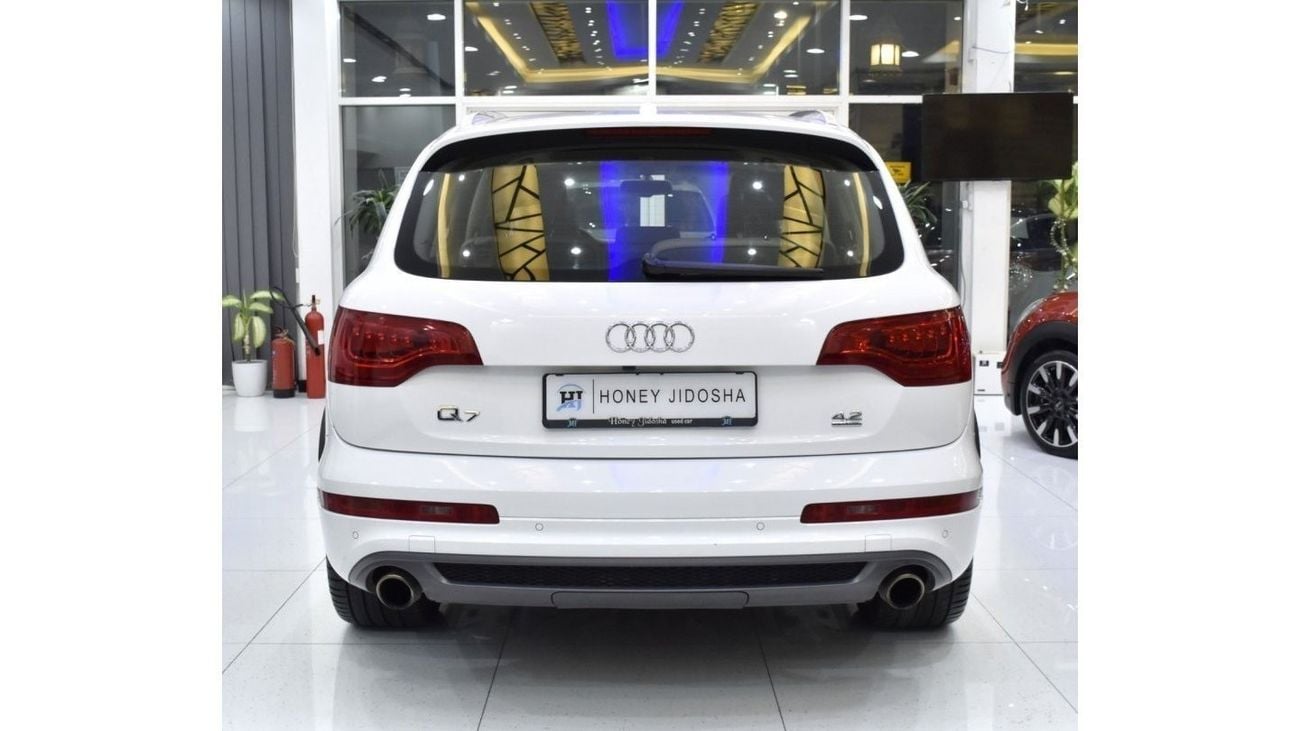 Audi Q7 EXCELLENT DEAL for our Audi Q7 S-Line 4.2L QUATTRO ( 2010 Model ) in White Color GCC Specs