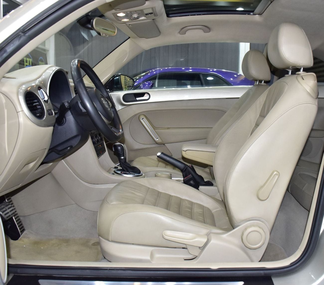 Volkswagen Beetle EXCELLENT DEAL for our Volkswagen Beetle Turbo ( 2016 Model ) in Beige Color GCC Specs
