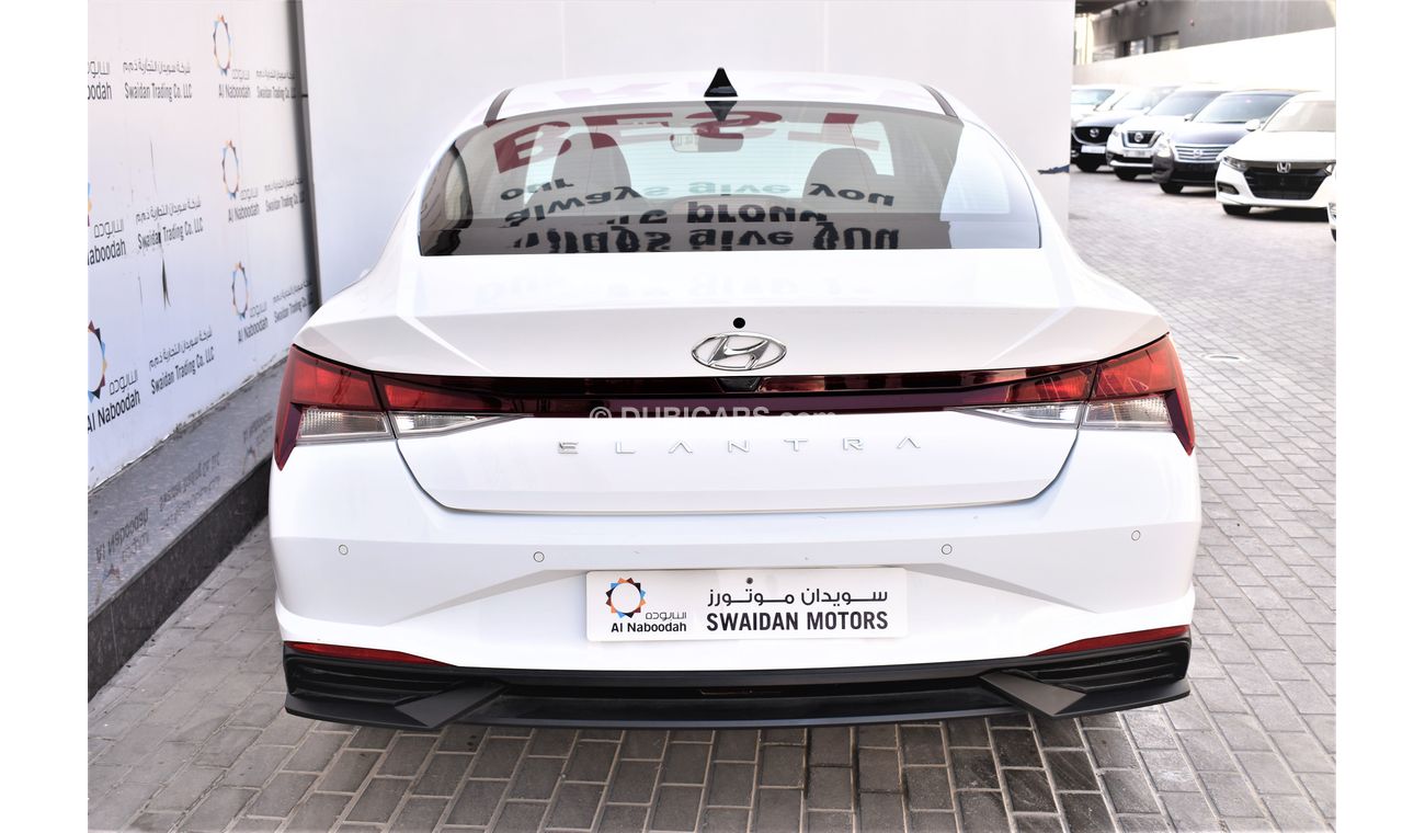 Hyundai Elantra AED 1330 PM | 1.6L SMART GCC DEALER WARRANTY