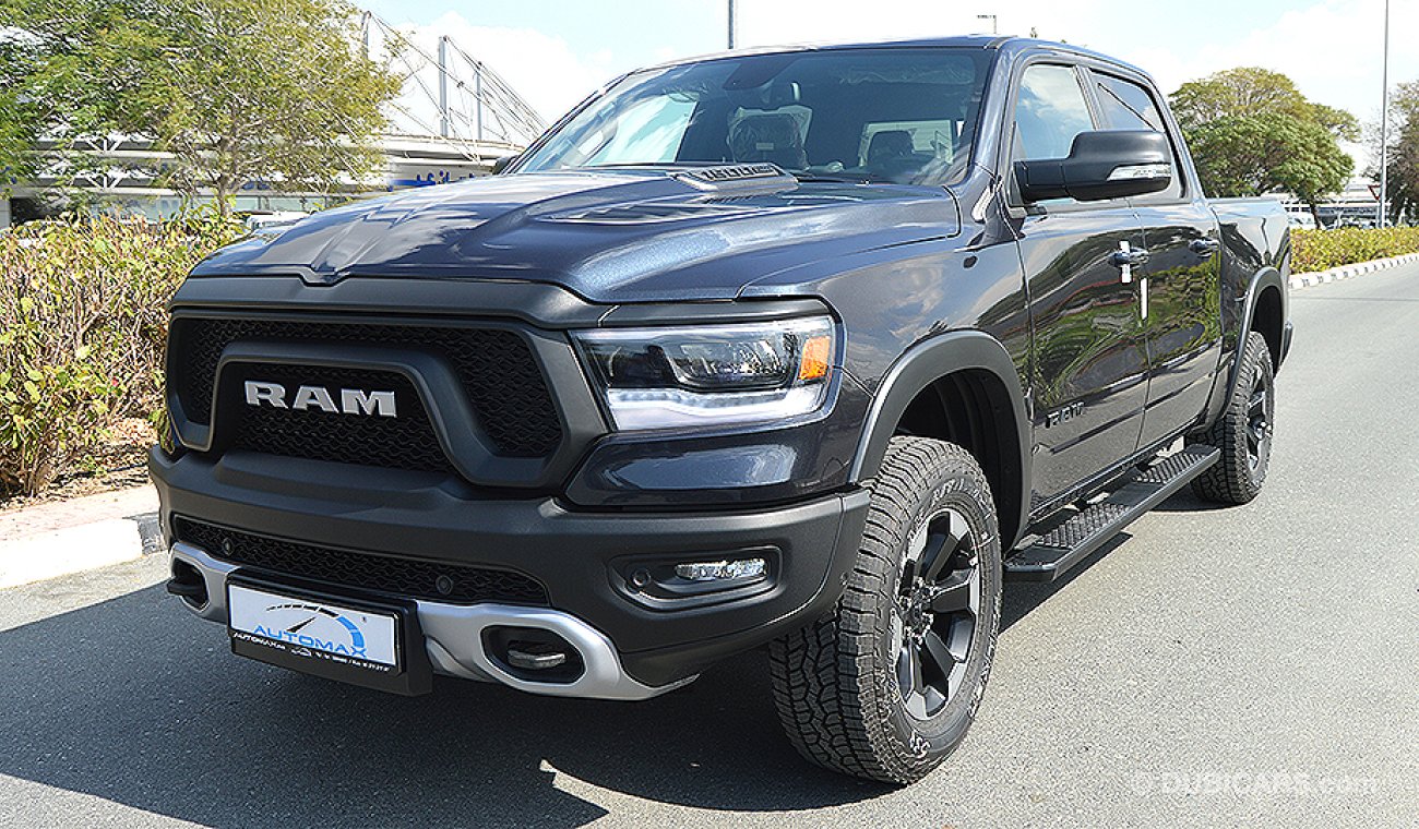 RAM 1500 2019 Rebel 1500 4X4, 5.7L V8 HEMI, GCC, 0km with 3 Years or 100,000km Warranty