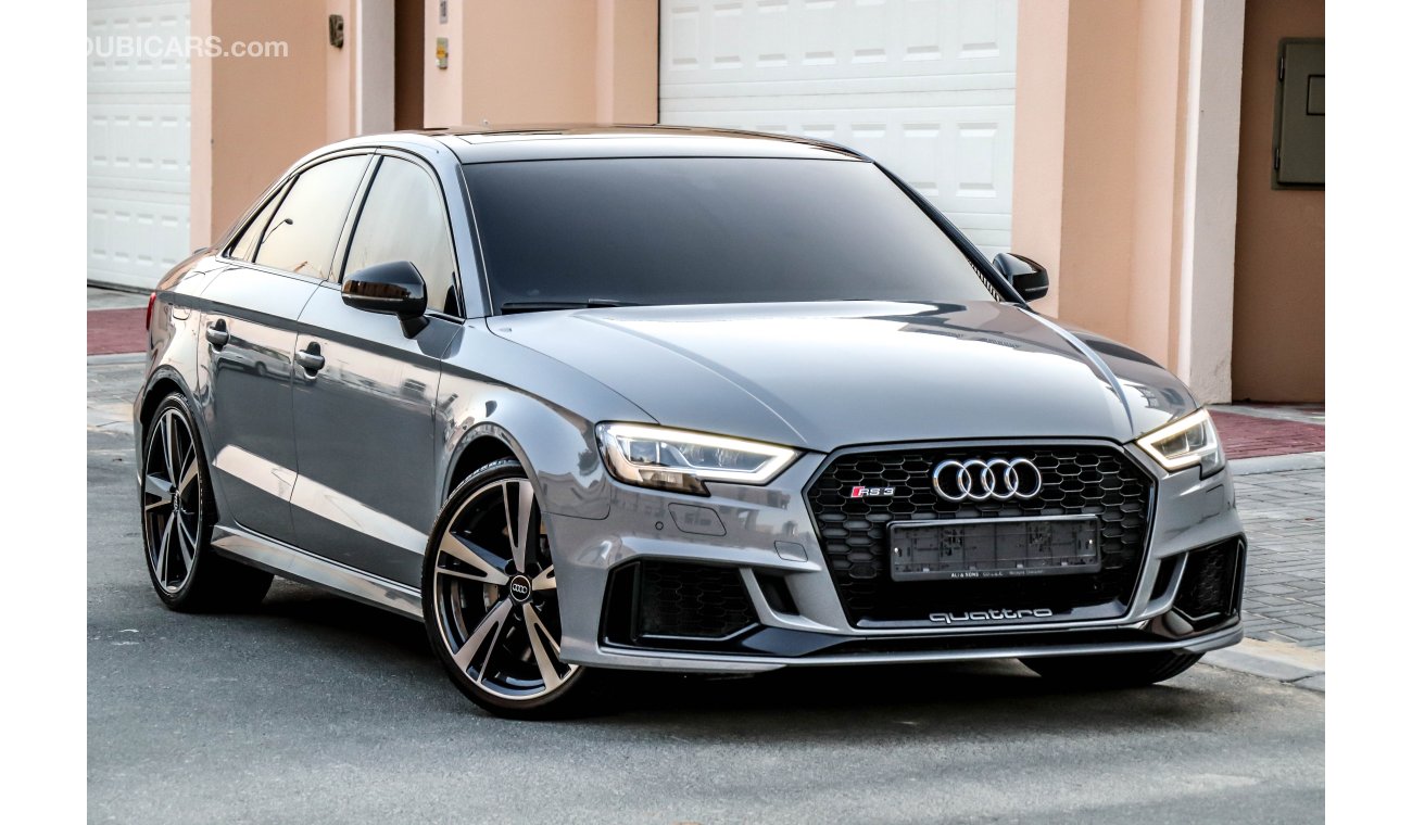 Audi RS3 GCC 2017 under Agency Warranty with Zero Down-Payment.