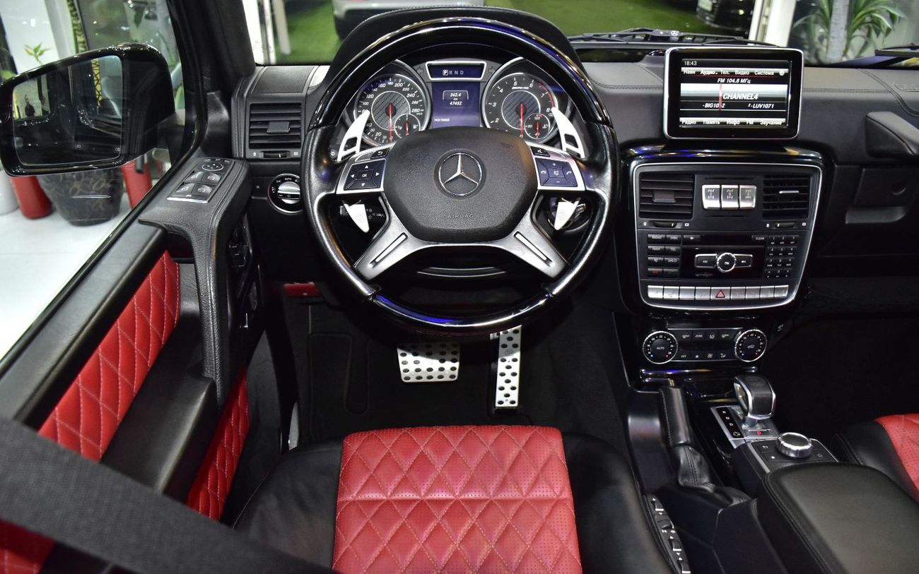 مرسيدس بنز G 63 AMG EXCELLENT DEAL for our Mercedes Benz G63 - Brabus Kit ( 2016 Model ) in Black Color European Specs