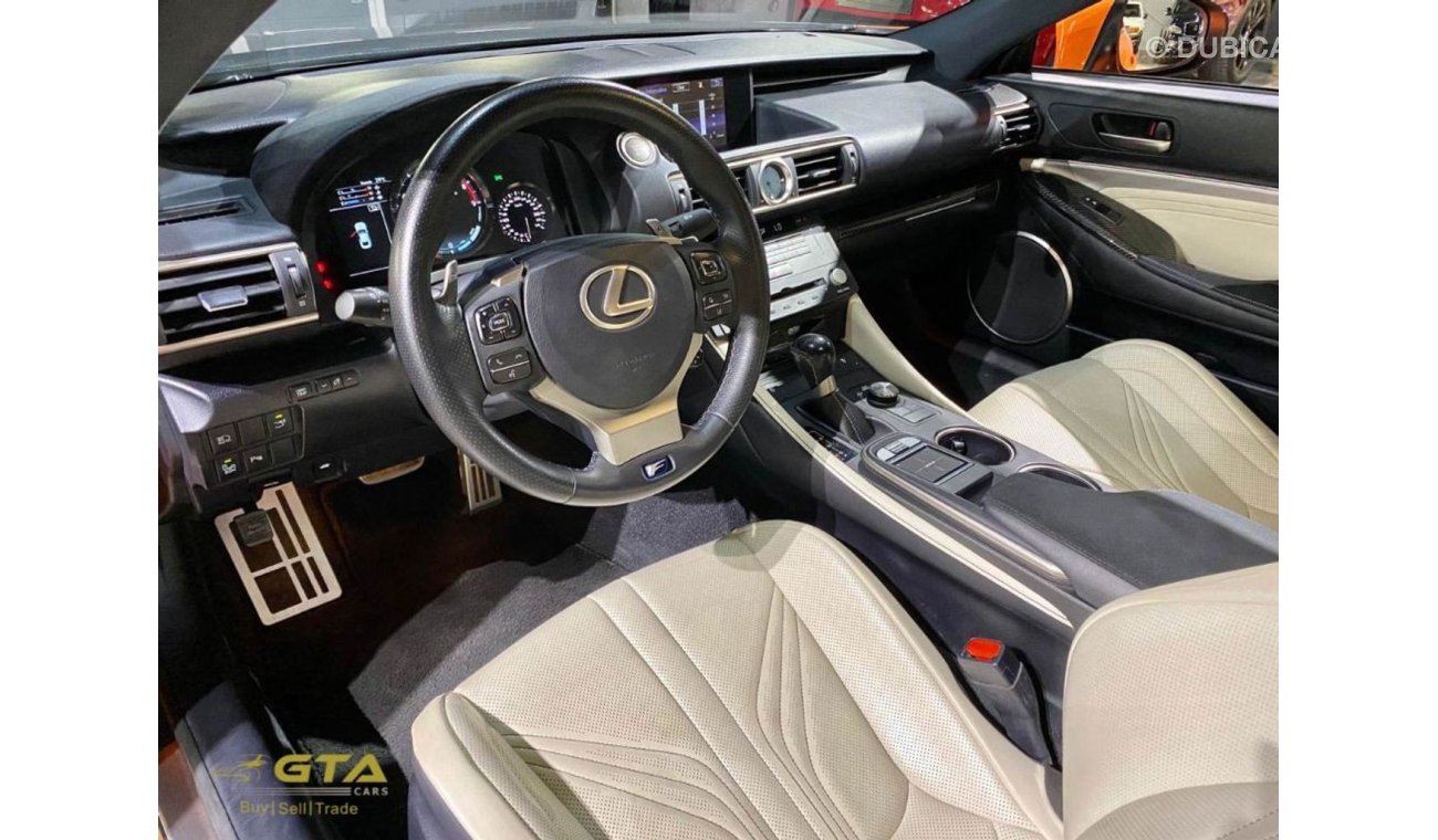 Lexus RC F 2016 Lexus RC F Carbon, April 2021 Agency Warranty, Full Lexus Service History, GCC